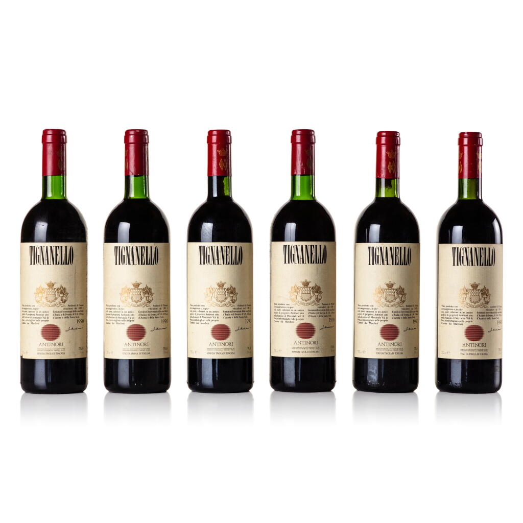 View full screen - View 1 of Lot 480. Tignanello 1990 (12 BT).