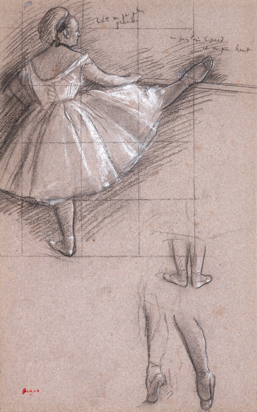 View full screen - View 1 of Lot 183. Danseuse à la barre.