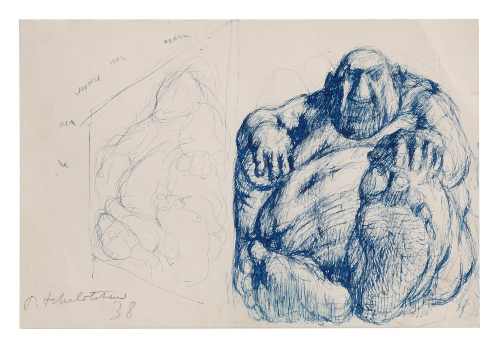View full screen - View 1 of Lot 55. PAVEL TCHELITCHEW | STUDY FOR "PHENOMENA".
