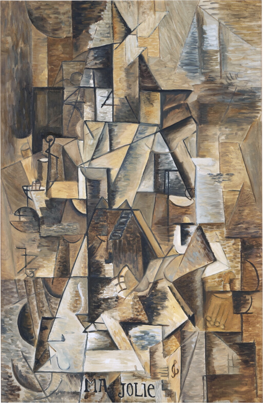 View full screen - View 1 of Lot 1145. Ma Jolie (Woman with a Zither or Guitar).