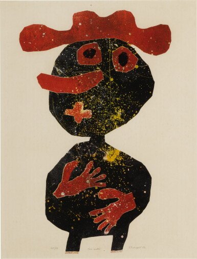 View full screen - View 1 of Lot 108. JEAN DUBUFFET | NEZ CAROTTE (WEBEL 808).