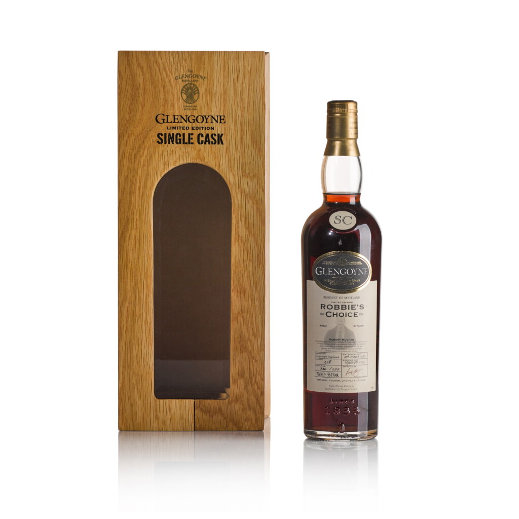 View full screen - View 1 of Lot 339. Glengoyne Robbie's Choice 18 Year Old 55.1 abv 1989 (1 BT70).