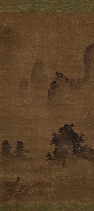 View full screen - View 1 of Lot 900. Anonymous(Qing Dynasty)佚名(清) | Seclusion in Mountains 耕讀圖.