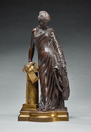 View full screen - View 1 of Lot 26. Sapho à la colonne (Sappho at a column).