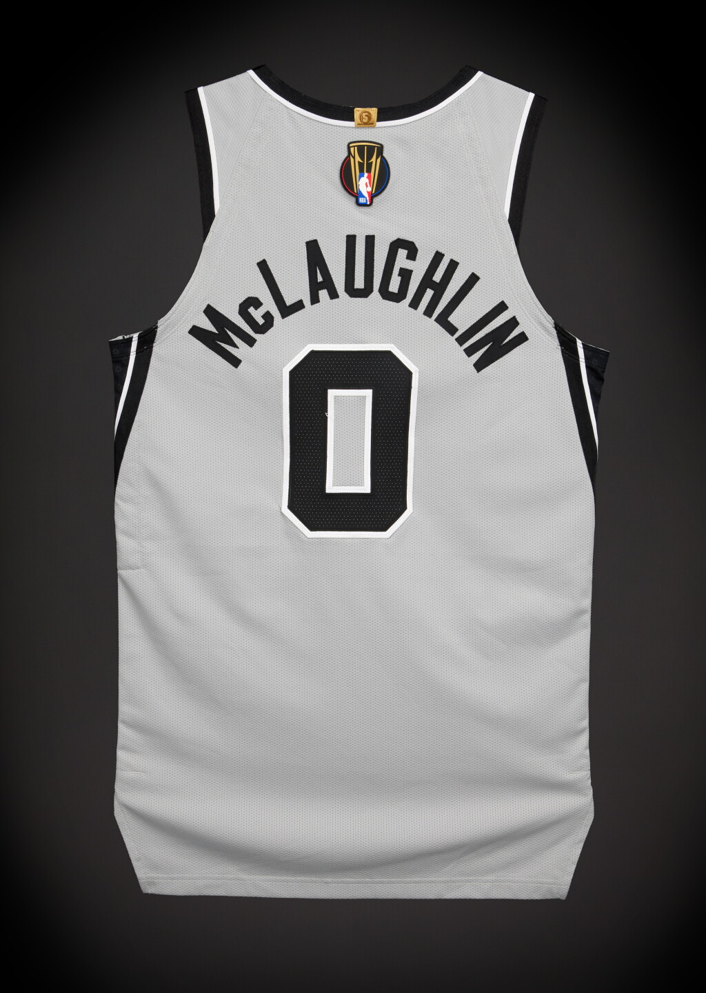 View full screen - View 1 of Lot 68. Jordan McLaughlin ‘NBA Cup Finals’ San Antonio Spurs 2025-2026 Game Issued Statement Edition Jersey | Probable Wear.