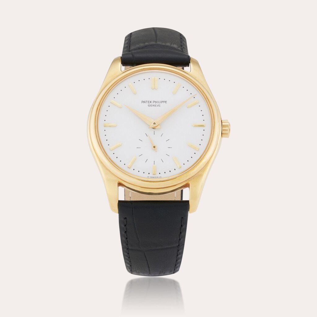 View full screen - View 1 of Lot 439. Reference 2526 | A yellow gold automatic wristwatch, Made in 1955.