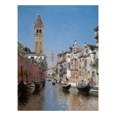 View full screen - View 1 of Lot 62. MARTÍN RICO Y ORTEGA | RIO DI SAN BARNABA, VENICE.