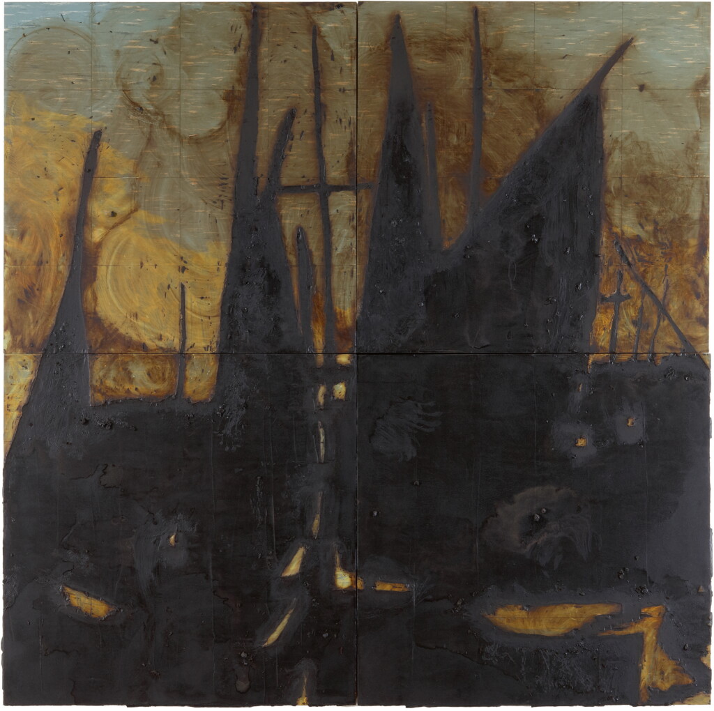 View full screen - View 1 of Lot 116. DONALD SULTAN | HARBOR, JULY 6, 1984.