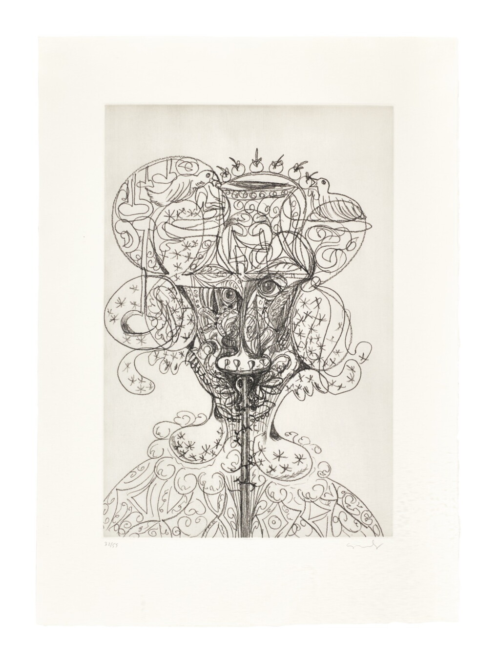 View full screen - View 1 of Lot 4. GEORGE CONDO | UNTITLED .
