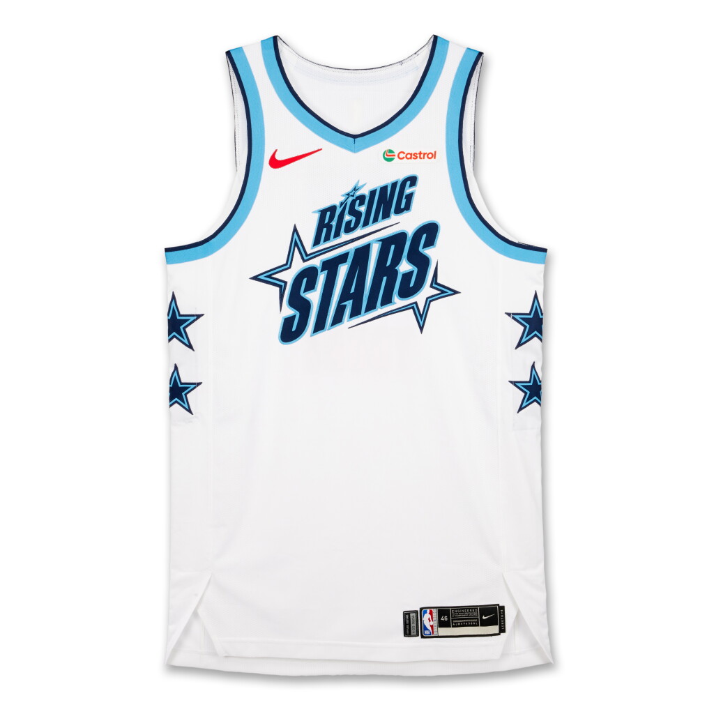 View full screen - View 1 of Lot 62. Jahmir Young 2025-2026 Game Worn ‘Rising Stars’ Jersey.