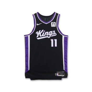 View full screen - View 1 of Lot 167. Domantas Sabonis Kings 2024-2025 Game Worn Icon Edition Jersey | Double-Double.