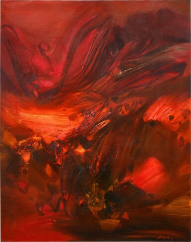 View full screen - View 1 of Lot 1045. Chu Teh-Chun 朱德群 | Sans titre 無題.