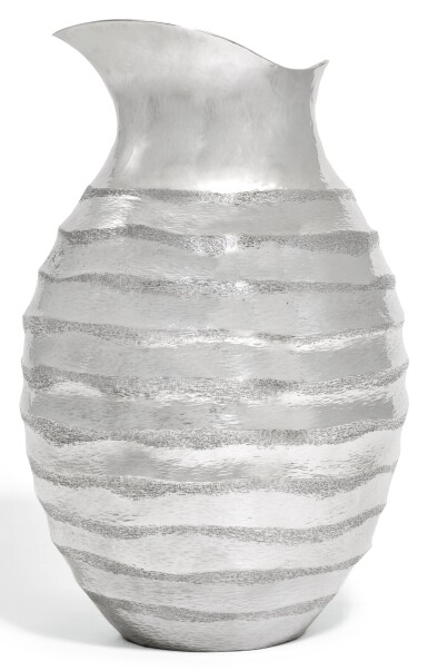 View full screen - View 1 of Lot 160. AQUA-POESY IV. AN ELIZABETH II SILVER VASE, HIROSHI SUZUKI, LONDON, 2003.