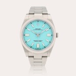Oyster Perpetual 41, reference 124300 Montre bracelet en acier | Stainless steel wristwatch with bracelet Vers 2021 | Circa 2021