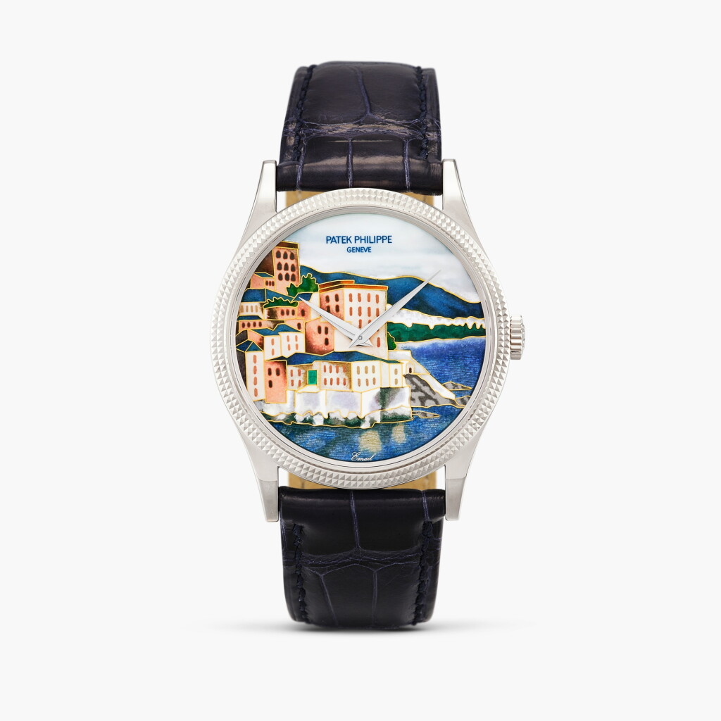 View full screen - View 1 of Lot 2369. Cinque Terre, Reference 5177G-010 | A limited edition white gold wristwatch with cloisonné enamel dial, Circa 2018.