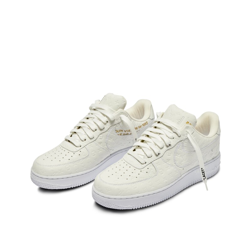 NEW Louis Vuitton Air Force 1 Low By Virgil Abloh White Off-White Size 7 