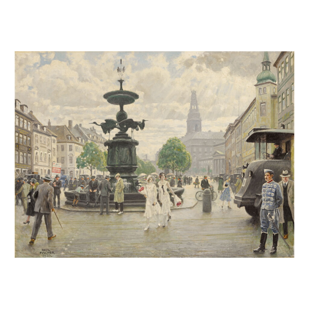 View full screen - View 1 of Lot 268. THE BUSTLING AMAGER SQUARE, COPHENHAGEN.