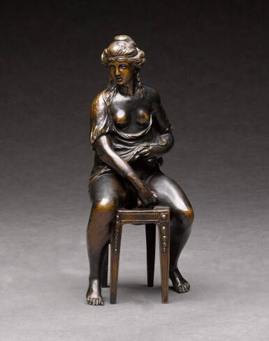 View full screen - View 1 of Lot 73. PROBABLY AFTER CLAUDE MICHEL, CALLED CLODION | FEMME À SA TOILETTE (BATHING WOMAN).