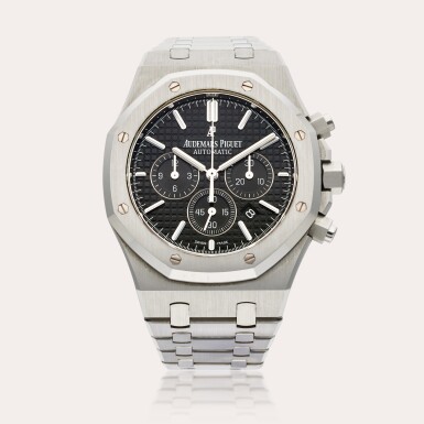 View full screen - View 1 of Lot 354. Reference 26320ST.OO.1220ST.01 Royal Oak | A stainless steel automatic chronograph wristwatch with date and bracelet, Circa 2014.