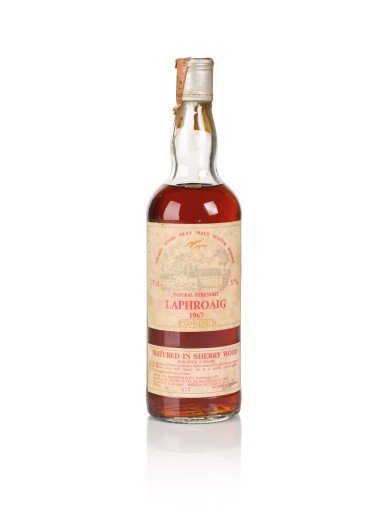 View full screen - View 1 of Lot 92. Laphroaig Samaroli Silver Cap 15 Year Old 57.0 abv 1967.