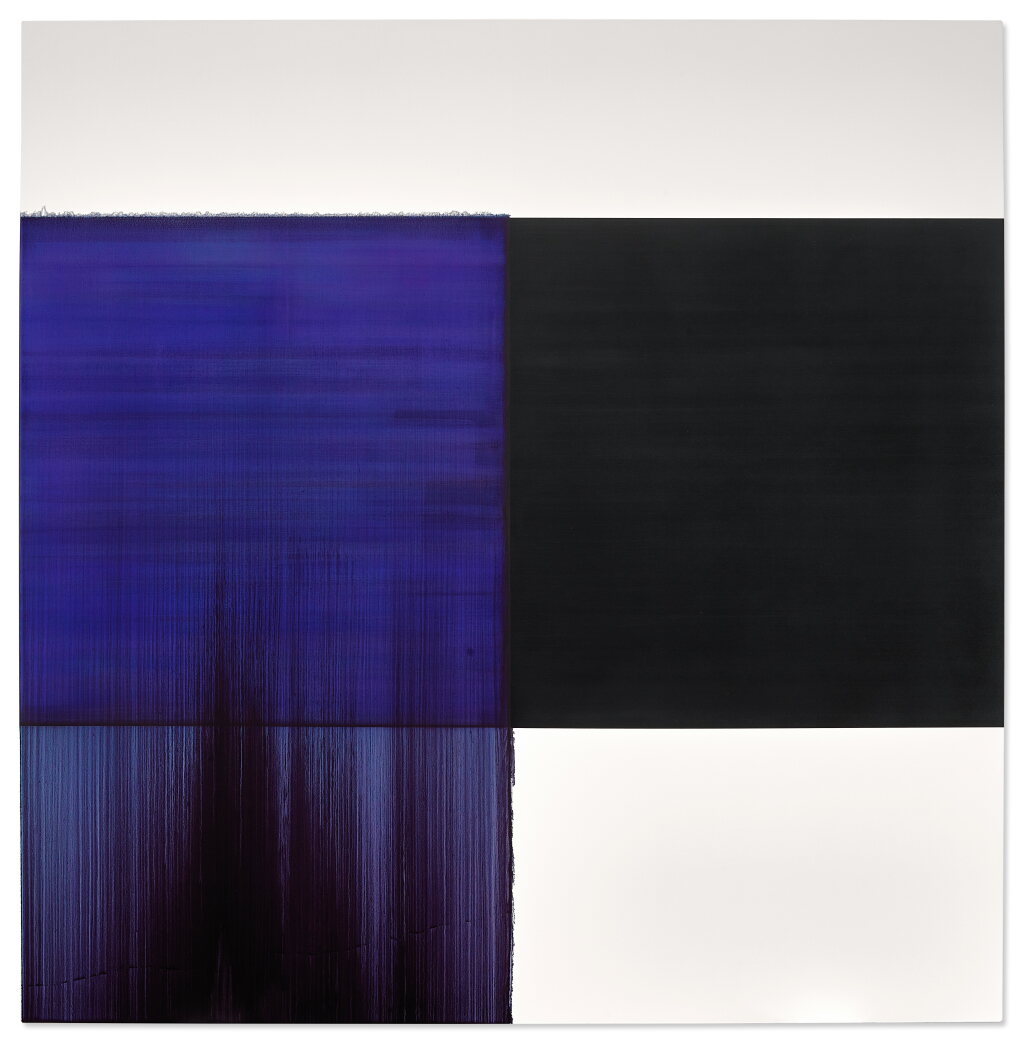 View full screen - View 1 of Lot 362. Exposed Painting Blue Violet.