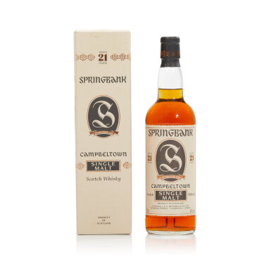 View full screen - View 1 of Lot 401. Springbank 21 Year Old 46.0 abv NV (1 BT70).
