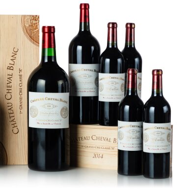 View full screen - View 1 of Lot 280. Château Cheval Blanc 2015 (3 DM).