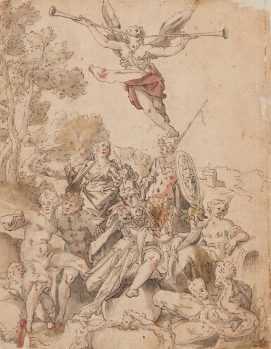 View full screen - View 1 of Lot 89. Allegory of the Reign of Rudolf II.