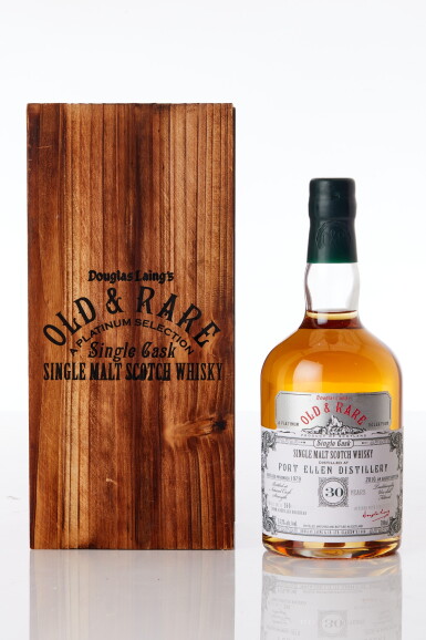 View full screen - View 1 of Lot 1014. Port Ellen Douglas Laing Old & Rare Platinum Selection 30 Year Old 53.3 abv 1979 (1 BT70).