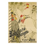 HENRI DE TOULOUSE-LAUTREC | BABYLONE D'ALLEMAGNE (D. 351; ADR. 58; W. P12)