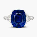 Sapphire and Diamond Ring | 卡地亞 | 9.38 克拉 天然「皇家藍」未經加熱藍寶石 配 鑽石 戒指