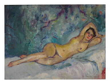 View full screen - View 1 of Lot 63. CHARLES CAMOIN | FEMME NUE ENDORMIE.