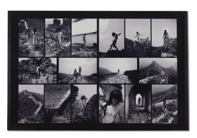 View full screen - View 1 of Lot 9588. MA LIUMING 馬六明 | FEN-MA LIUMING WALKS THE GREAT WALL 芬·馬六明在長城行走.
