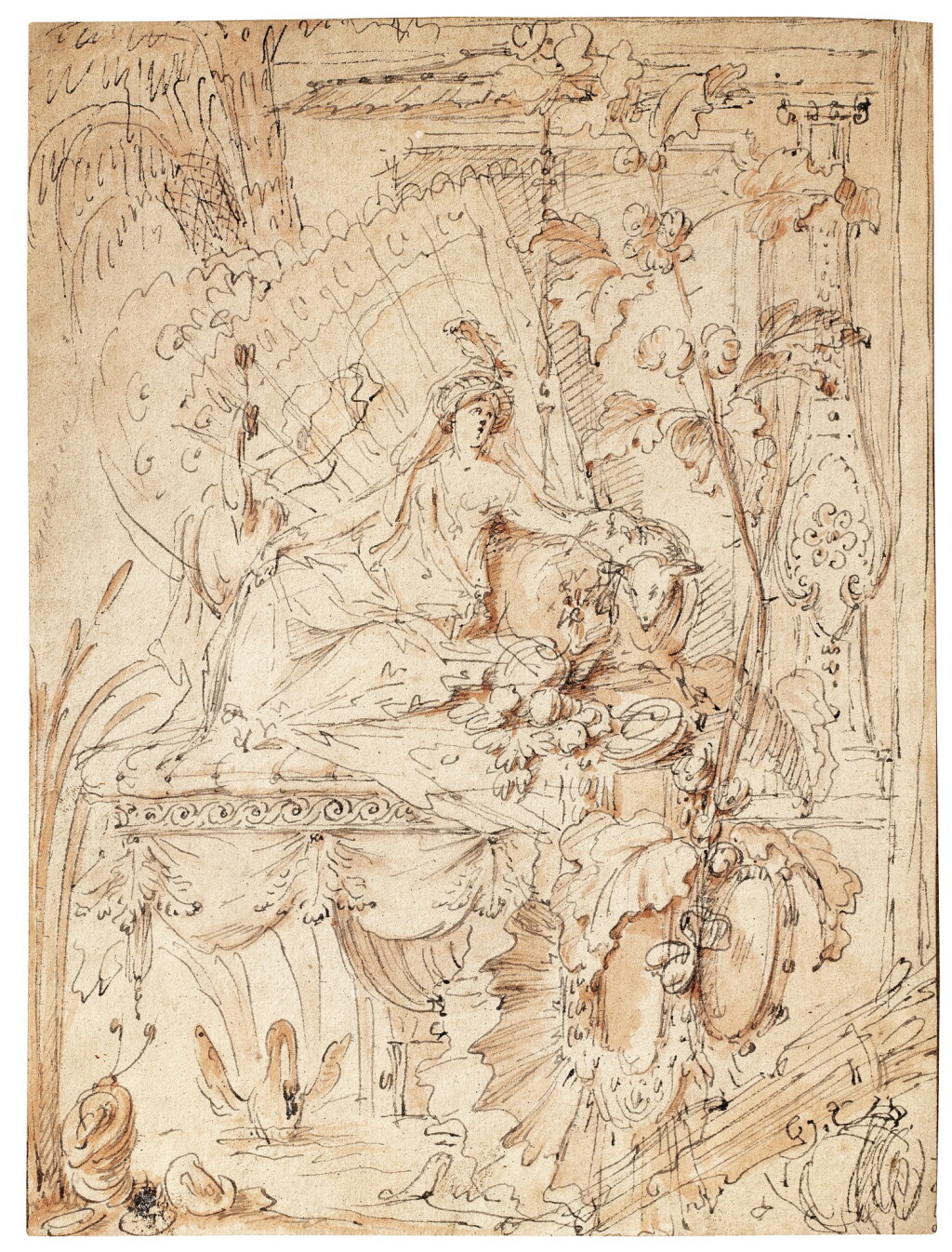 View full screen - View 1 of Lot 37. Allegory of America.