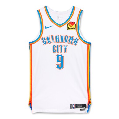 View full screen - View 1 of Lot 3. Alex Caruso Oklahoma City Thunder 2025 NBA Playoffs Western Conference Round 1 Game Worn Association Edition Jersey | Game 1 | Matched to 1 Playoff Game | 2 Regular Season Games | 'Championship Run' .