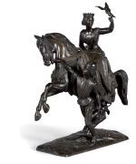 JEAN-AUGUSTE BARRE | MARY OF BURGUNDY HAWKING