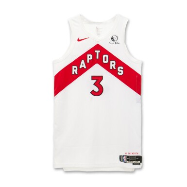View full screen - View 1 of Lot 235. OG Anunoby Toronto Raptors 2023-2024 Game Worn Association Edition Jersey .