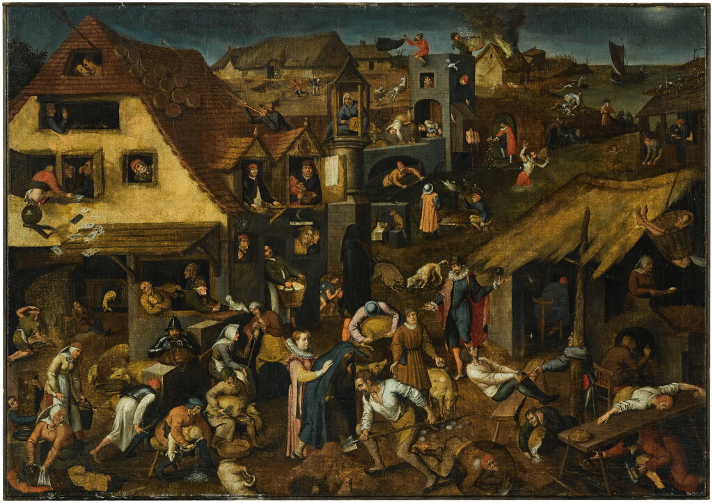 View full screen - View 1 of Lot 18. The Netherlandish Proverbs |《荷蘭諺語》.