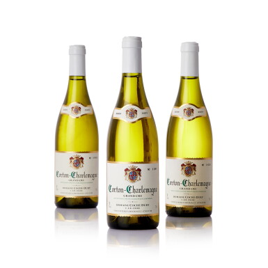 View full screen - View 1 of Lot 7498. Corton Charlemagne 2009 J.-F. Coche-Dury (3 BT).
