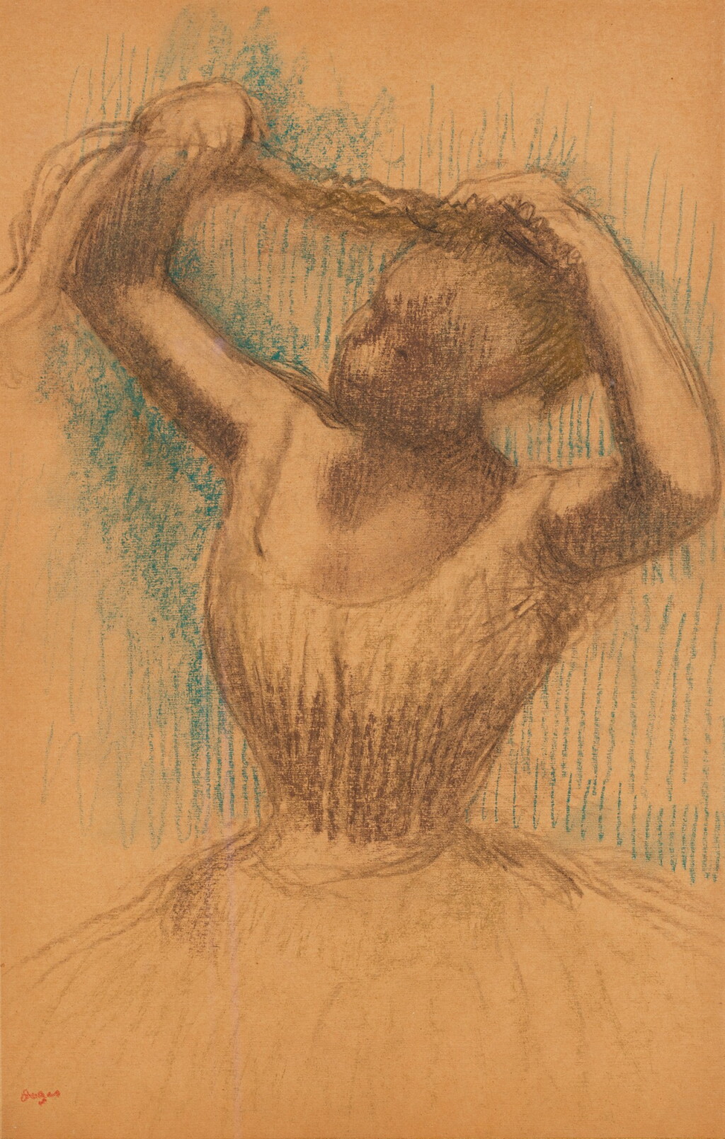 View full screen - View 1 of Lot 320. Danseuse rajustant sa coiffure.