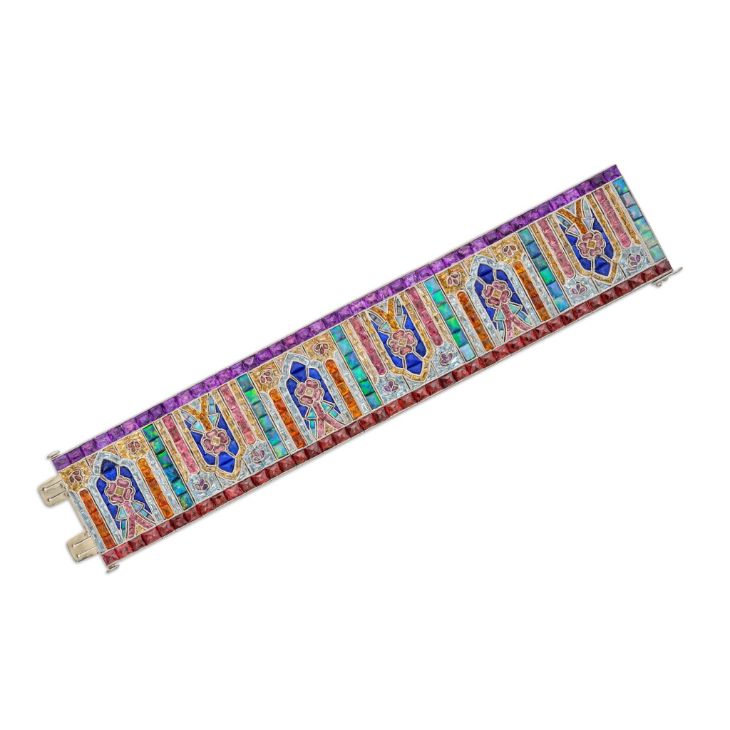 View full screen - View 1 of Lot 534. Gem-Set Bracelet.