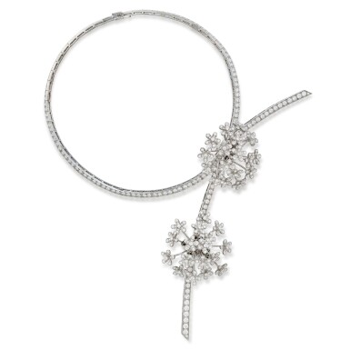 View full screen - View 1 of Lot 1222. VAN CLEEF & ARPELS | DIAMOND ‘SOCRATE’ NECKLACE | 梵克雅寶 | 鑽石 ‘SOCRATE’ 項鏈.