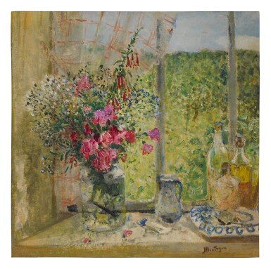 View full screen - View 1 of Lot 84. PIERRE-EUGÈNE MONTÉZIN | FENÊTRE FLEURIE.