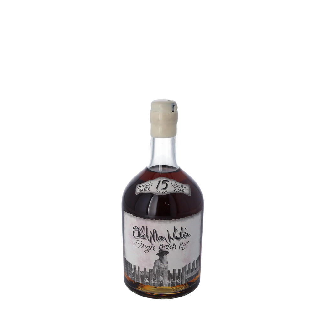 View full screen - View 1 of Lot 193. Old Man Winter 15 Year Old Single Batch Rye 90 proof NV (1 BT75).