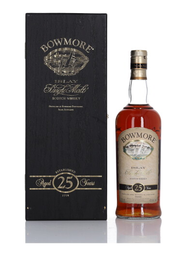 View full screen - View 1 of Lot 51. Bowmore 25 Year Old 43.0 abv NV (1 Bottle 75cl).
