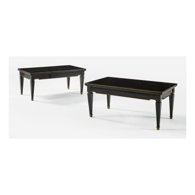 View full screen - View 1 of Lot 153. MAISON JANSEN | PAIR OF LOW TABLES.