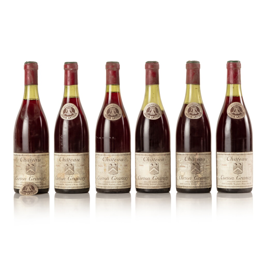View full screen - View 1 of Lot 471. Corton, Château Corton Grancey 1969 Louis Latour (6 BT).