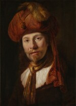 Portrait of a Man Wearing a Turban