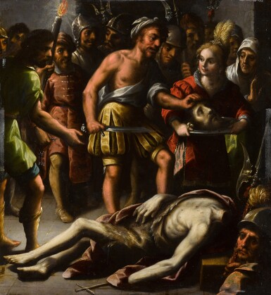 View full screen - View 1 of Lot 43. The Beheading of Saint John the Baptist.