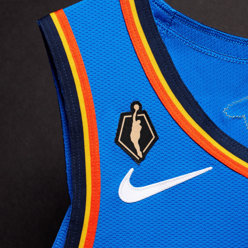 View full screen - View 1 of Lot 1. Shai Gilgeous-Alexander Oklahoma City Thunder 2025-2026 NBA Tip-Off Game Worn Icon Edition Jersey | Special Edition 'Most Valuable Player' Trophy Patch | Ring Night | 2024-25 Championship Patch .